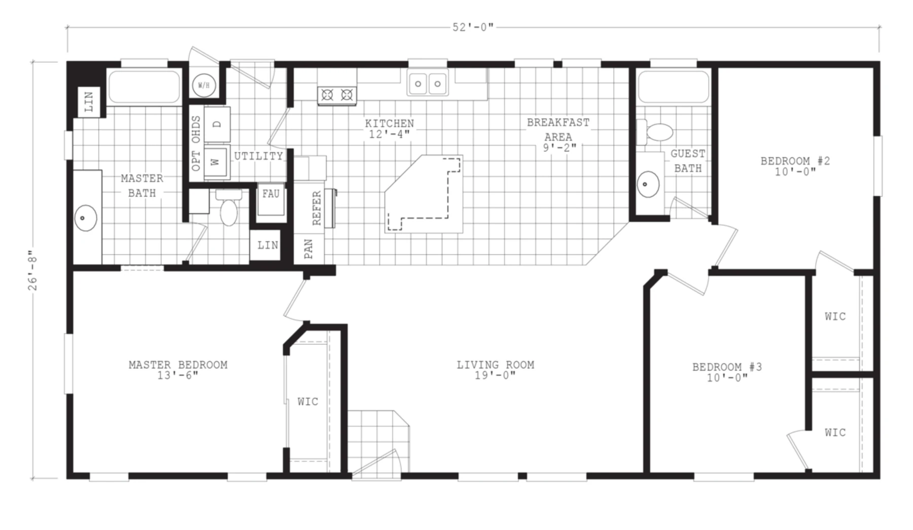 Floor plan for home #81