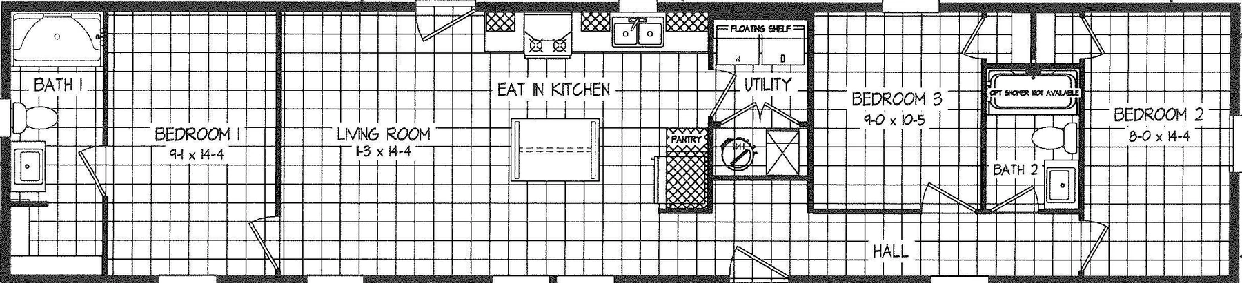 Floor plan of the Rhythm Nation